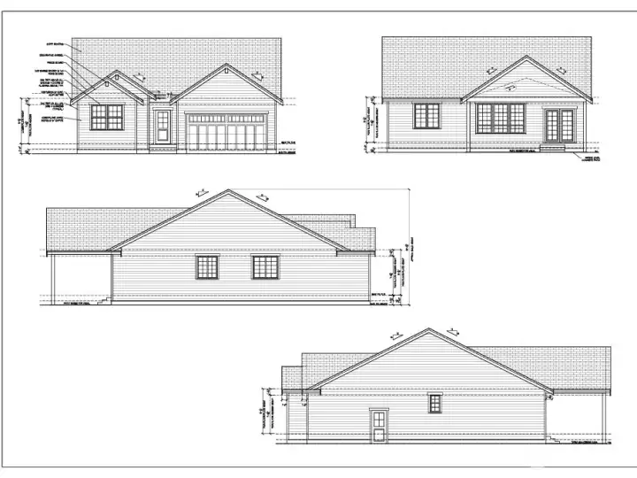 Rendering of house all sides