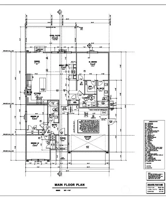 Rendering of main floor plan