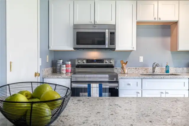 The island will serve as a breakfast bar, a buffet table at thanksgiving or the craft table when you feel your creative juices flowing.