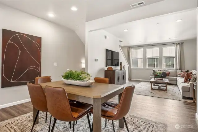 Dining Room example photos of model home