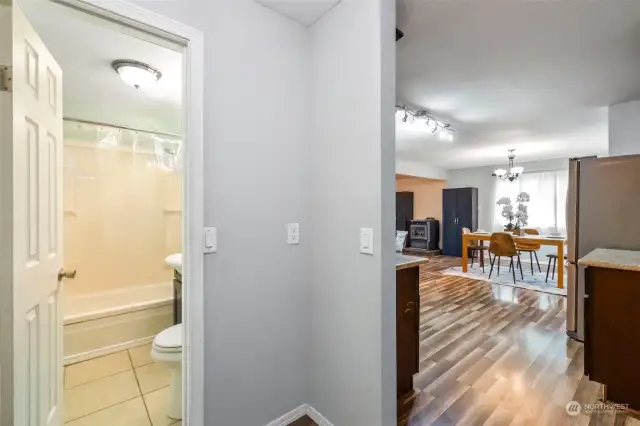 Downstairs bathroom.