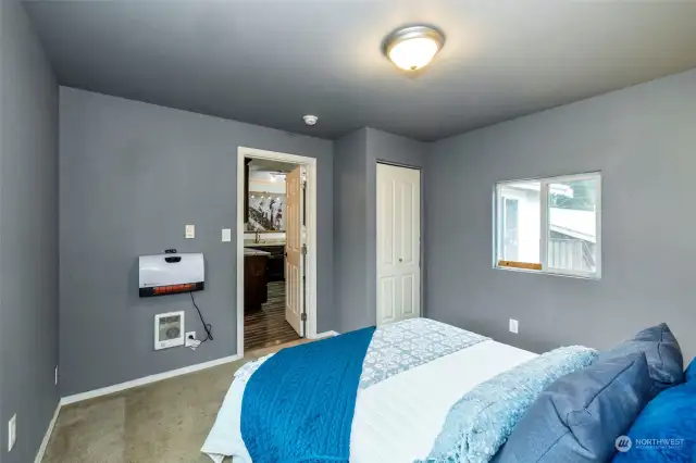 Downstairs bedroom.