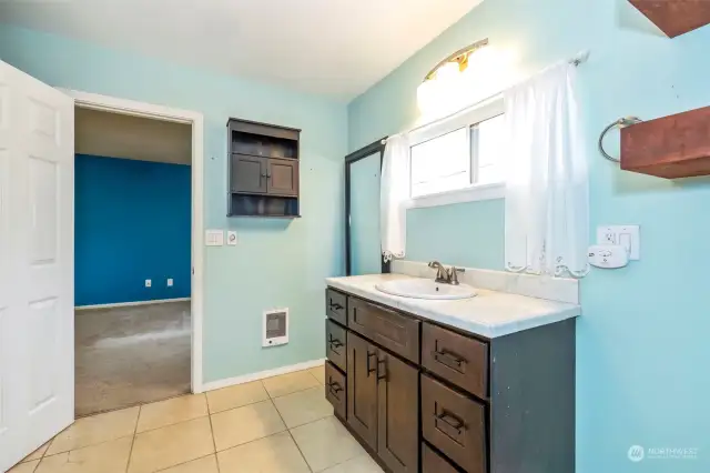 Upstairs bathroom.