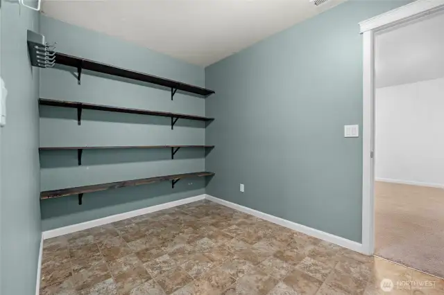 Pantry off kitchen