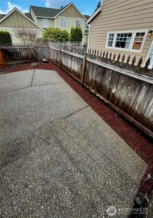 Fenced Patio