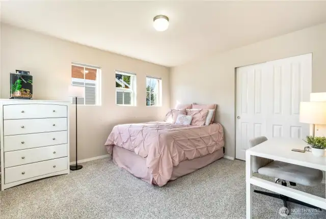 Secondary Bedroom with walk-in closet