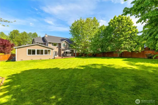Plenty of room for play, pets or picnics!