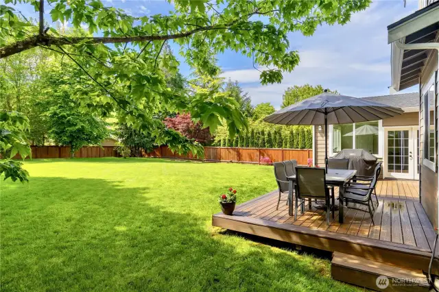 Ample room for dining or lounge seating!