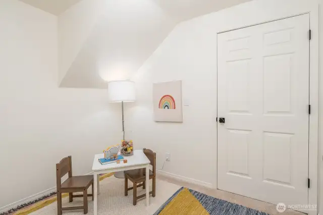 Extra finished room (bonus) in lower level.