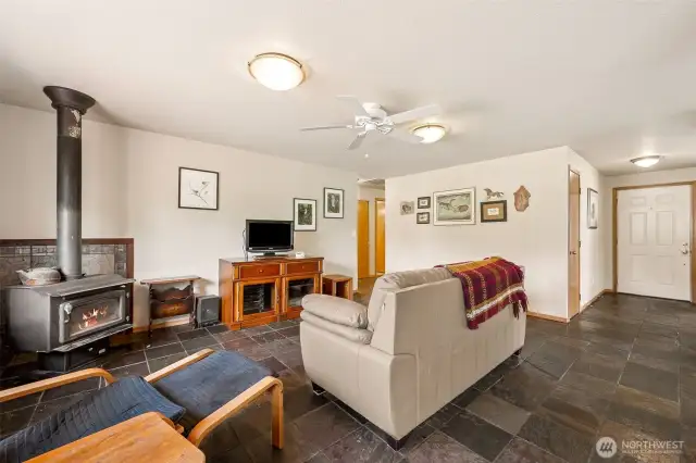 This shot’s got it all: easy entryway access, hallway flow, and a coat closet doing exactly what it’s supposed to. It’s like the house took notes on how people actually live and got the layout right.