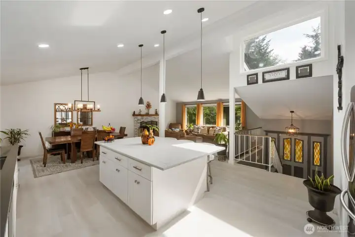 Vaulted ceiling