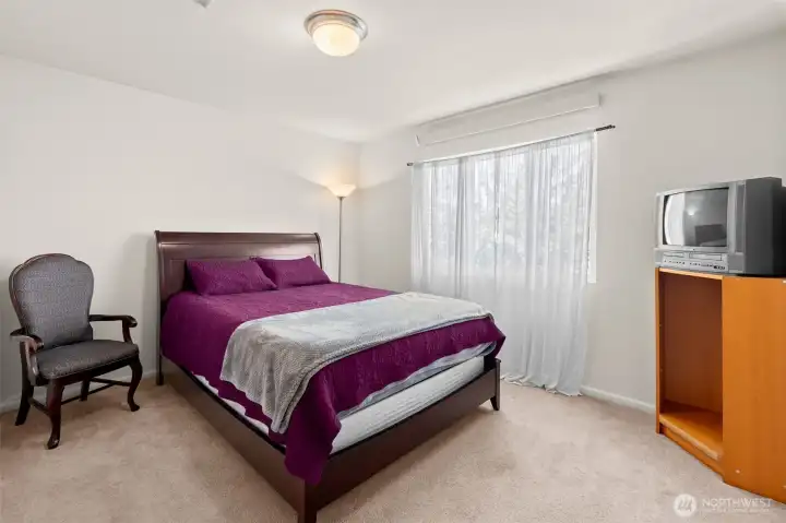 Spacious back primary bedroom