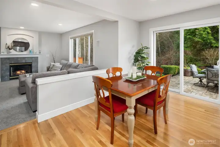 Casual Dining area to Family Room