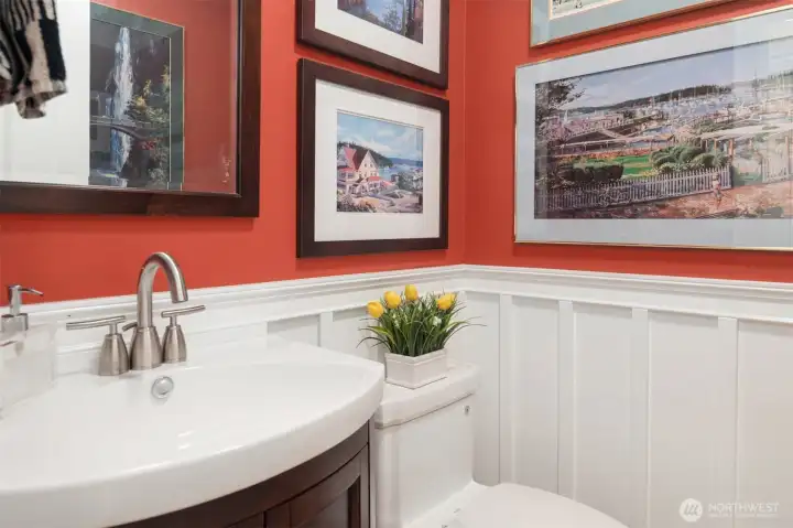 Main level powder with newer fixtures.