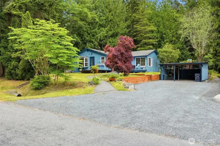 Charming Whidbey Island home with carport and large yard Charming Whidbey Island home with carport and large yard
