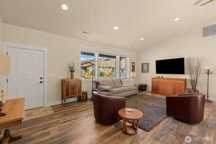 Spacious living room.