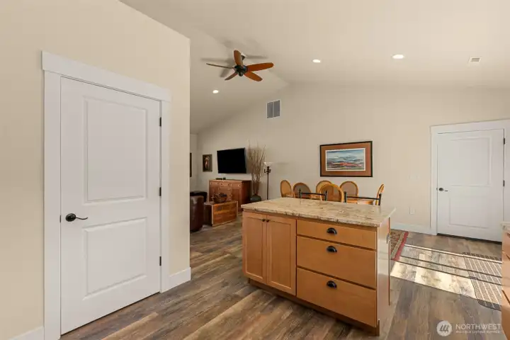 Large pantry.