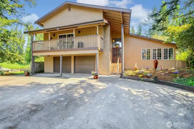 front of home is facing west