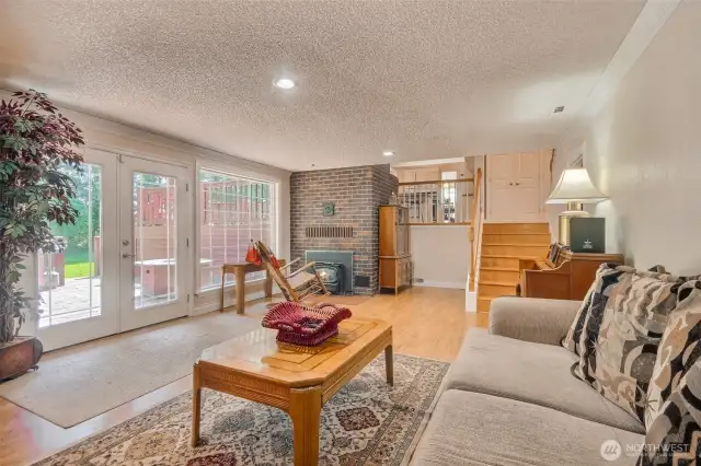 down stair living room