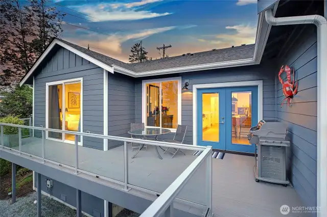 The View Deck Extends the Living Space~