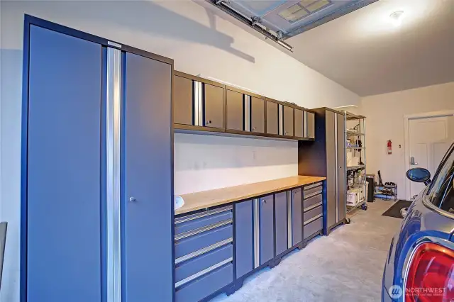 Insulated, Finished Garage w/ Level Entry and MORE Organization~