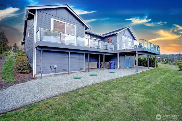 Lower Full Stand-Up Storage w/ Lights under home~