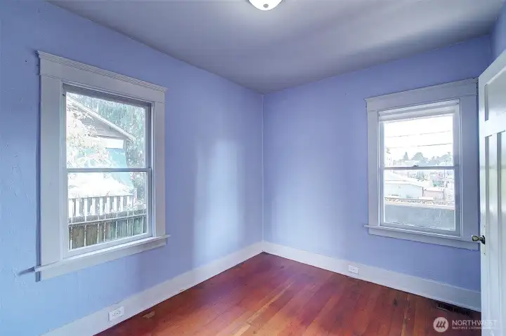 Light filled main floor bedroom.