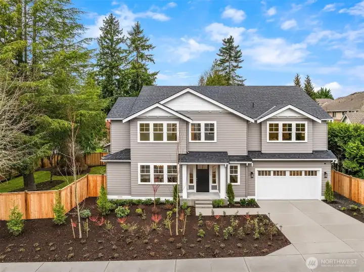 Winfield Homes proudly presents this Classic Craaftsman in the heart of Redmond.  Set on large corner lot with mature landscaping