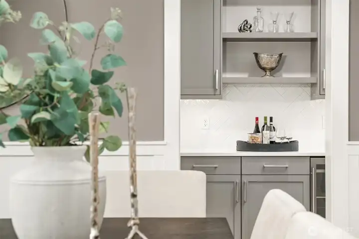 Butlers Pantry between Dining Room & Kitchen