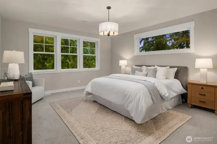Spacious Primary Suite.