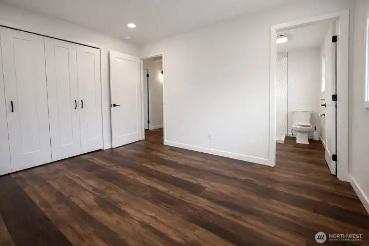 Primary bedrom with bathroom