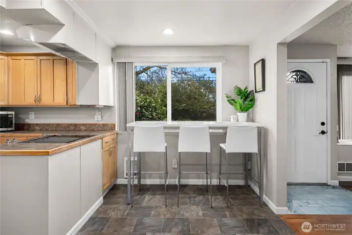 Casual eat-in dining space.