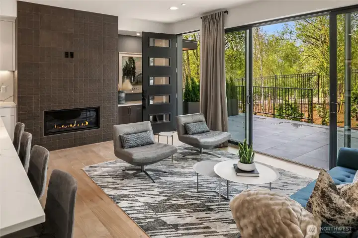 Open living with large patio for entertaining.