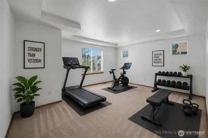 The bonus room offers endless possibilities!