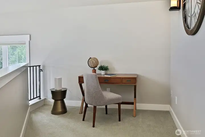 loft area upstairs