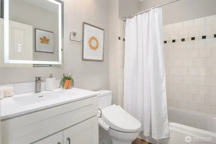 Full 2nd bathroom - renovated April 2026