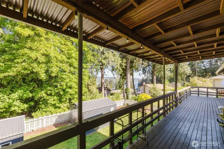 Partially Covered Deck Off the Main Living Area