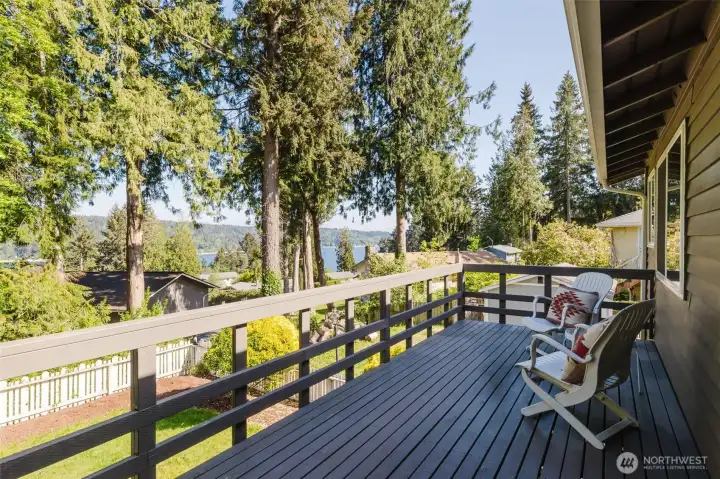 Expansive Deck Off Living Area for Relaxing