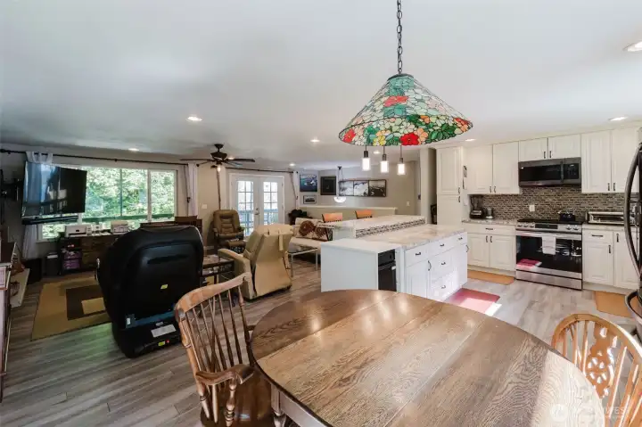 Great Room Layout Creates an Easy Flow for Entertaining or Casual Day to Day Living