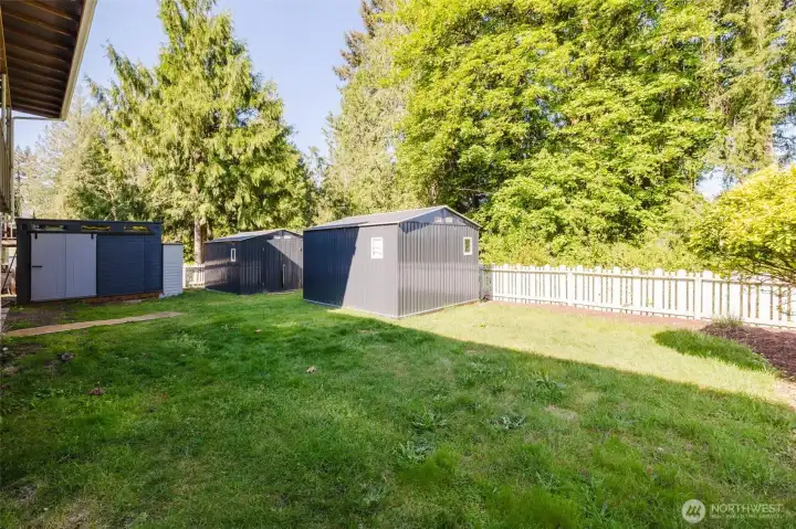 2 additional Sheds