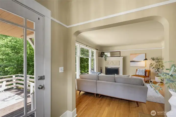Arched doorways are delightful to the eye. Arched doorways are delightful to the eye.