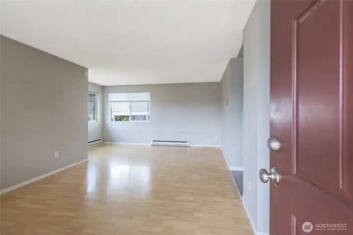 Upper unit living room