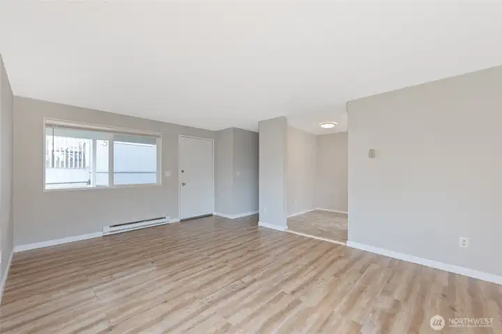 Main floor unit living room