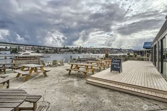 Walk next door to fun summer dining...