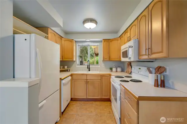 Full kitchen in lower level