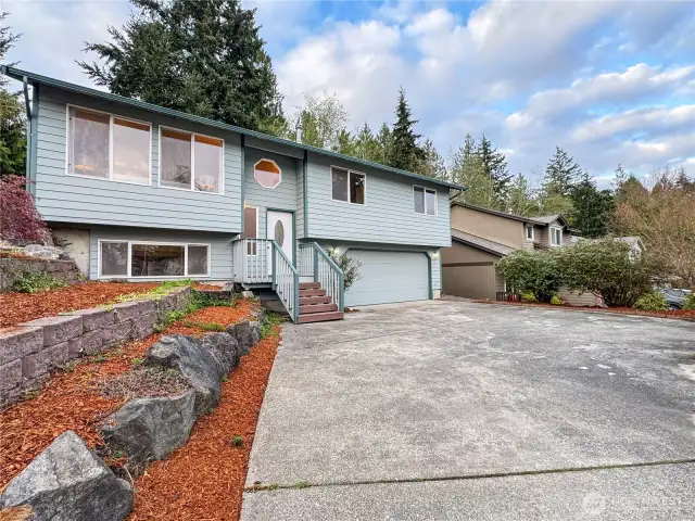 This home has a two car garage, spacious driveway and plenty of street parking for all of your guests.