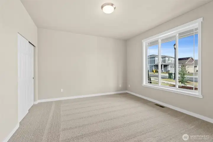 3rd bed/ office or den also includes a reach-in closet.