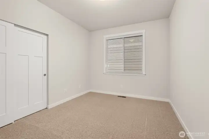 Second bedroom with a reach-in closet.