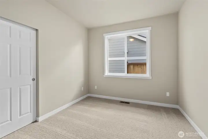 Second bedroom with a reach-in closet.