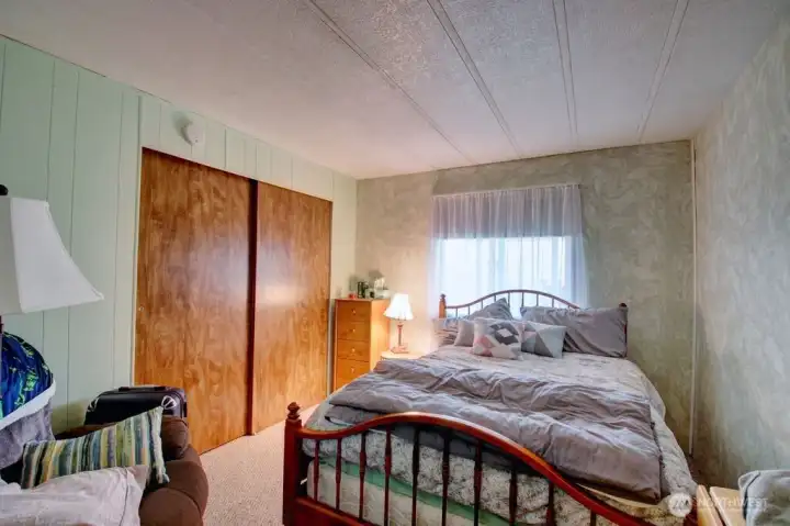 Guest bedroom off hallway.